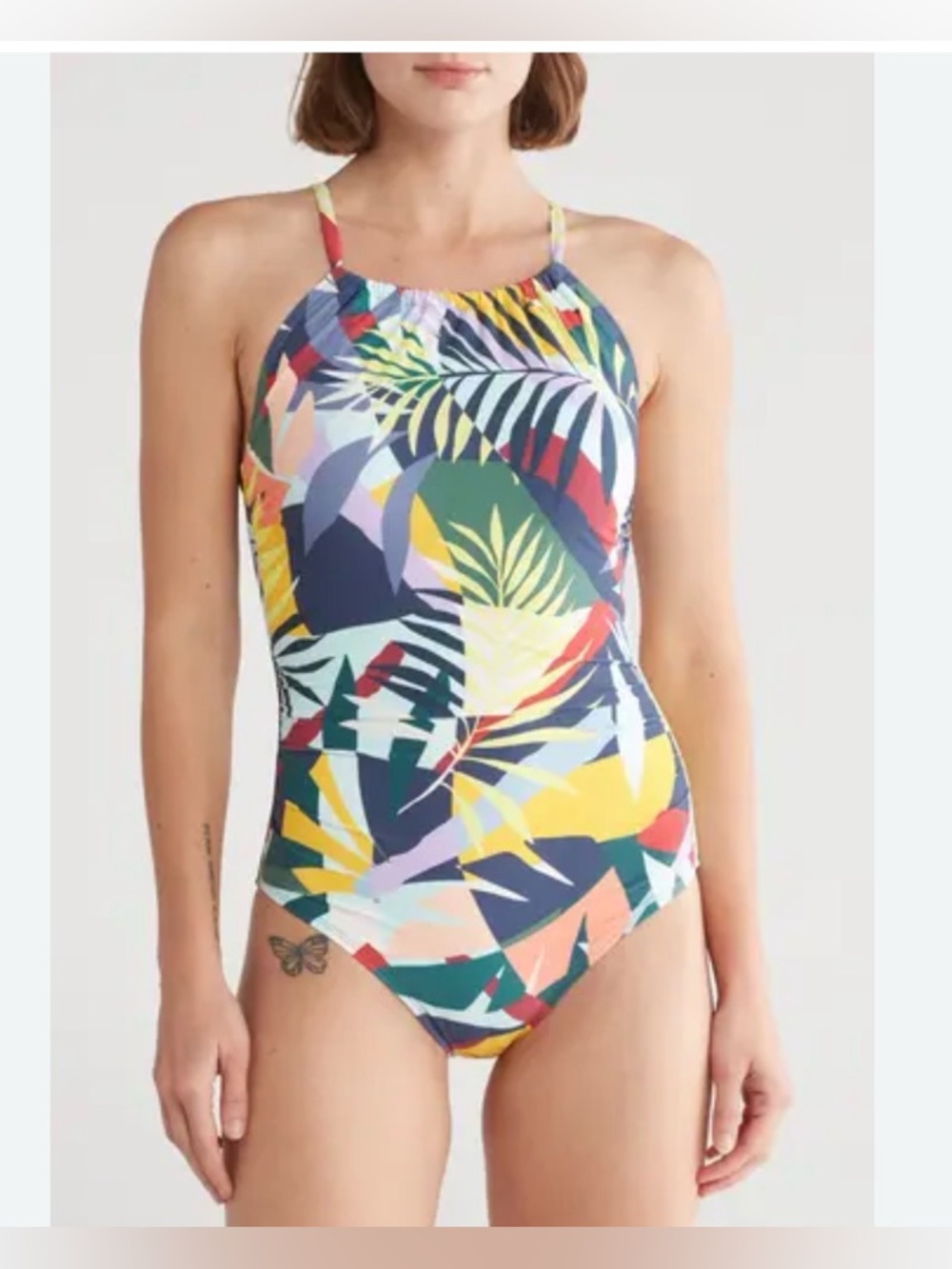 EUC COLORFUL Stunning One Piece Jantzen Swimsuit